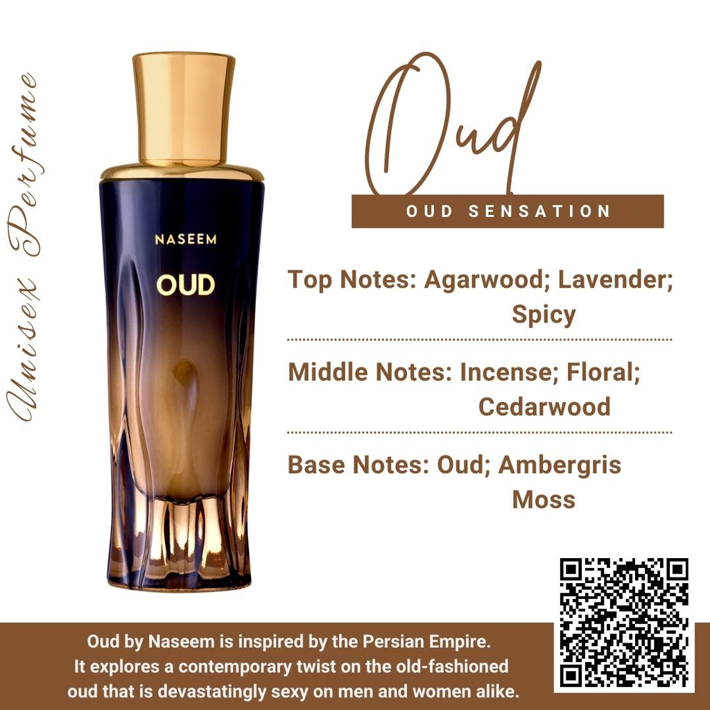 NASEEM OUD Aqua Perfume for Unisex 2.7 Fl Oz