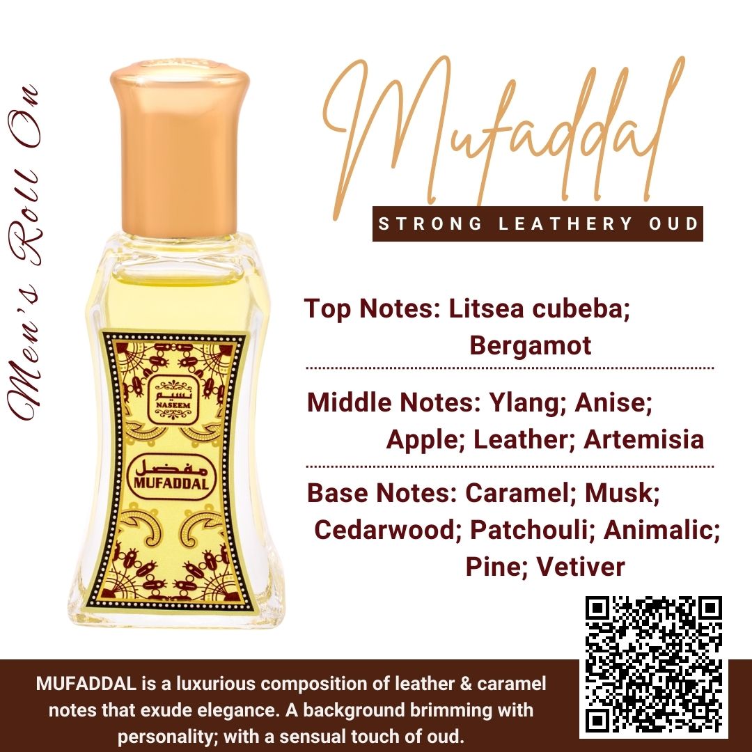 MUFADDAL Roll On Perfume Oil for Men Fl Oz - Main Image