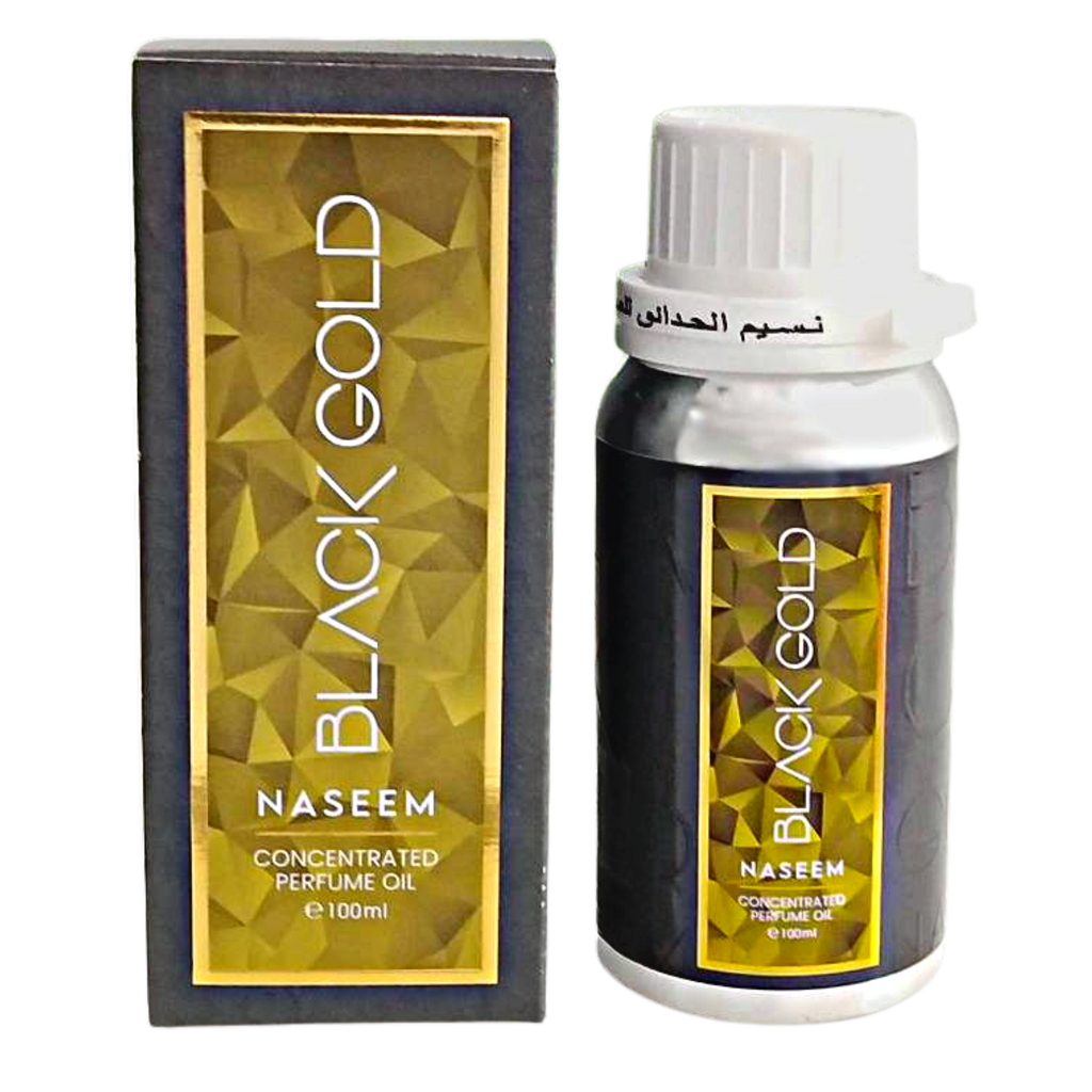 NASEEM BLACK GOLD Perfume Oil for Unisex 3.40 Fl Oz - Burhani Oud Store USA