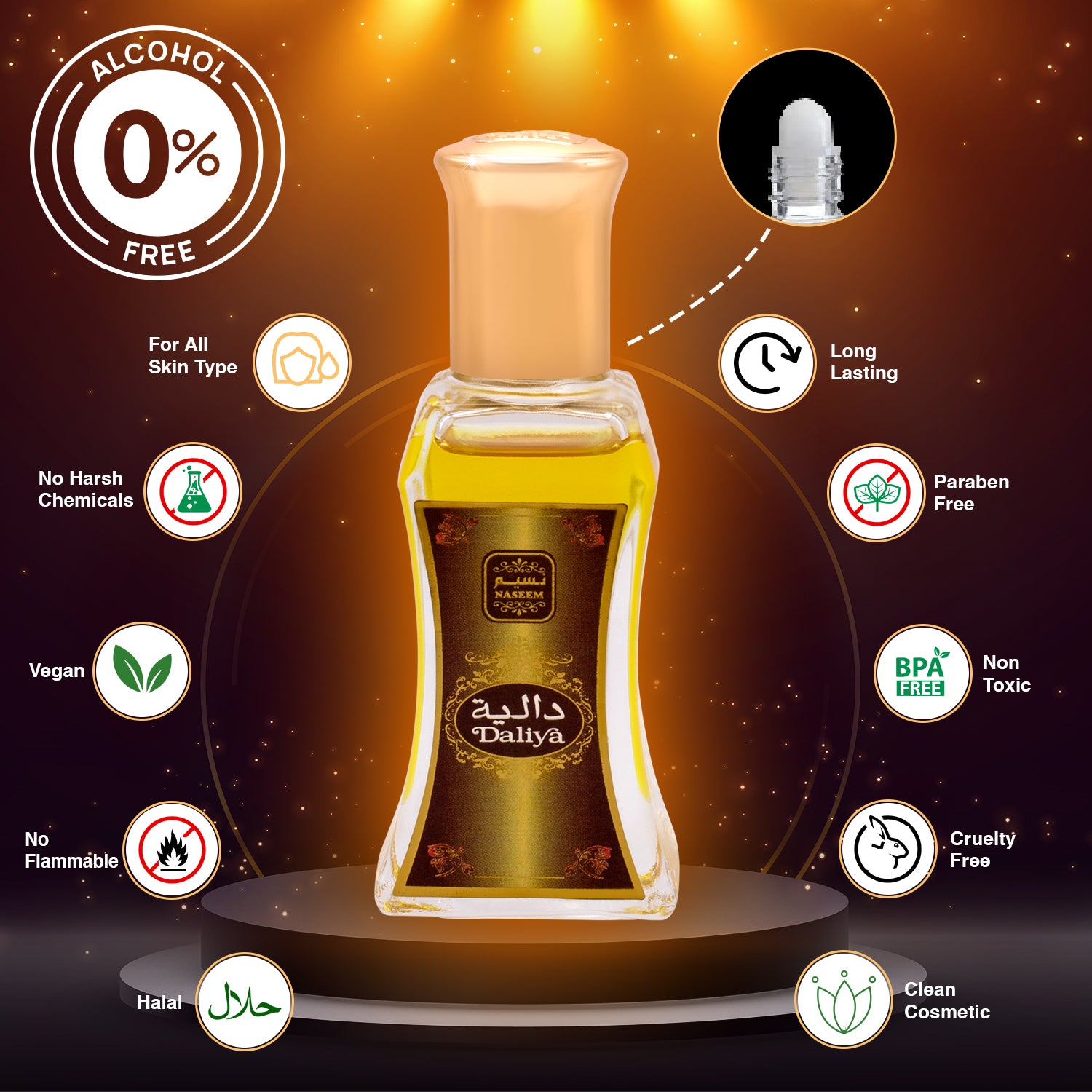 Pure Amber Musk Blend Perfume Oil