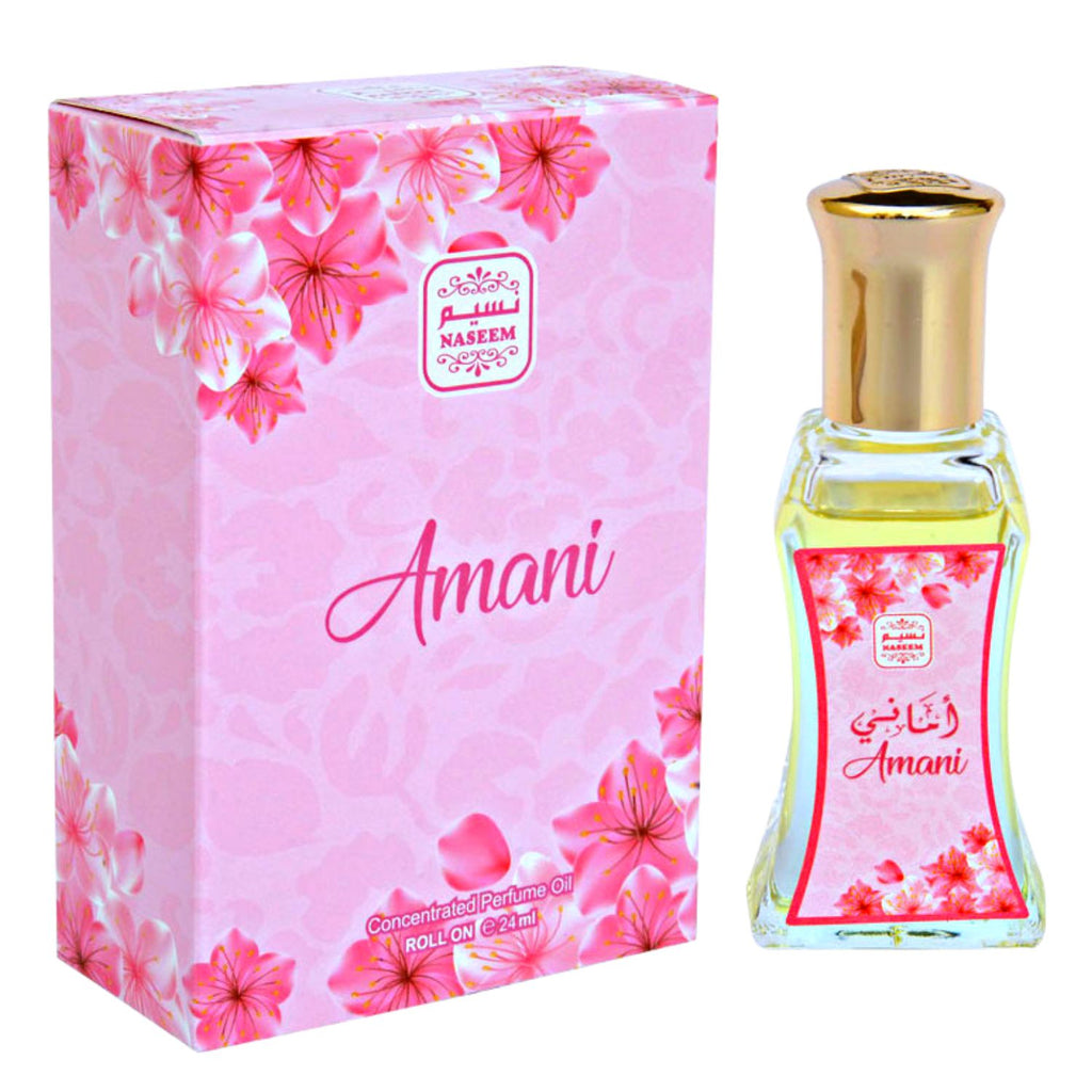 NASEEM AMANI Roll On Perfume Oil for Women 0.81 Fl Oz