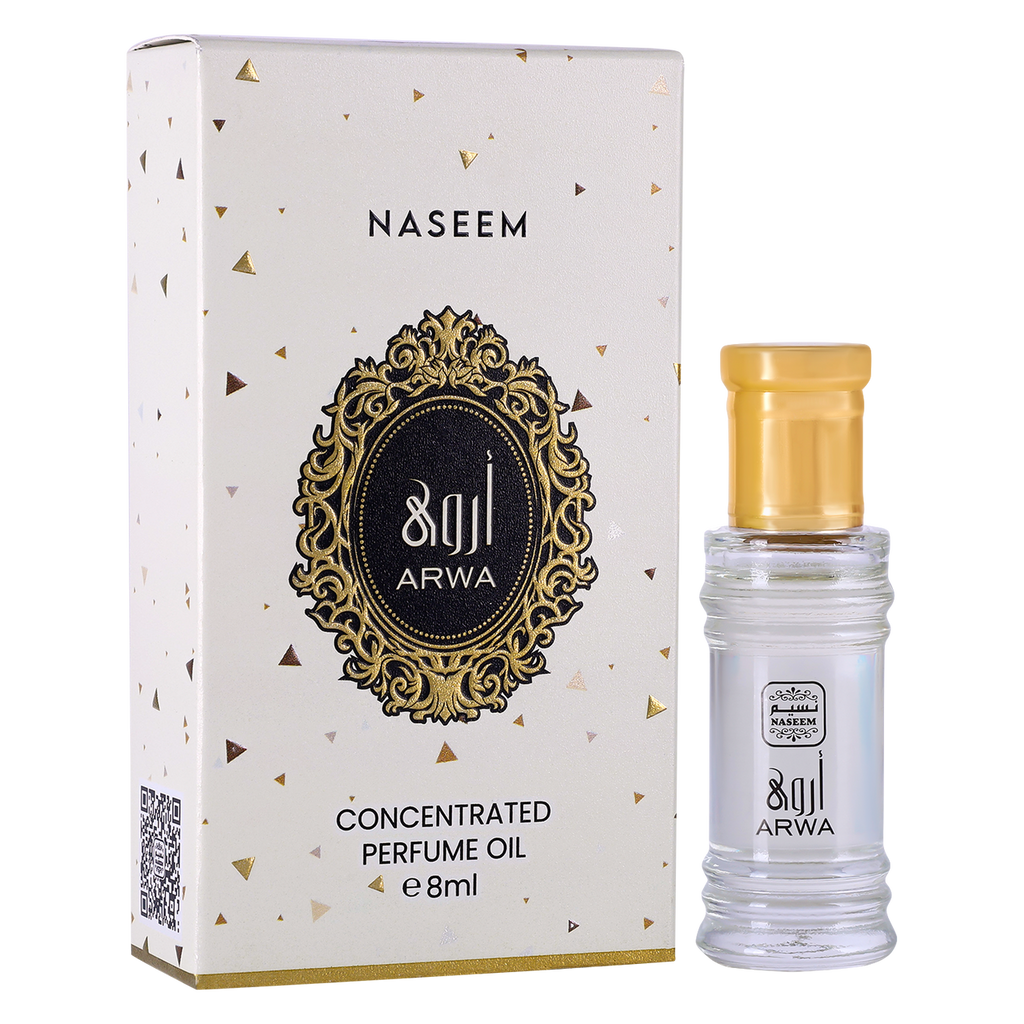 NASEEM ARWA Roll On Perfume Oil for Women 0.27 Fl. Oz. - Burhani Oud Store near me