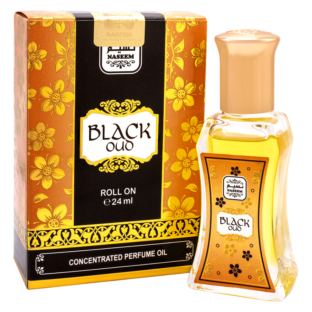 NASEEM BLACK OUD Roll On Perfume Oil 0.81 Fl Oz - Burhani Oud Store near me