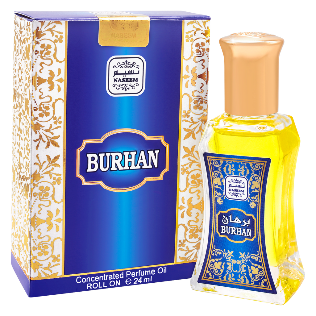 NASEEM BURHAN Roll On Perfume Oil for Men 0.81 Fl Oz - Burhani Oud Store near me