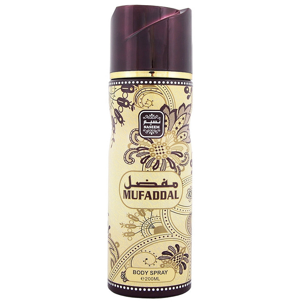 Naseem Mufaddal Body Spray | Fruity Oudy Perfume | Men's Fragrances